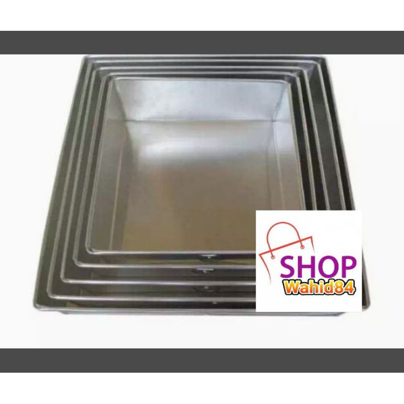 #loyang bolu kotak#loyang kue kotak set(5 ukuran)