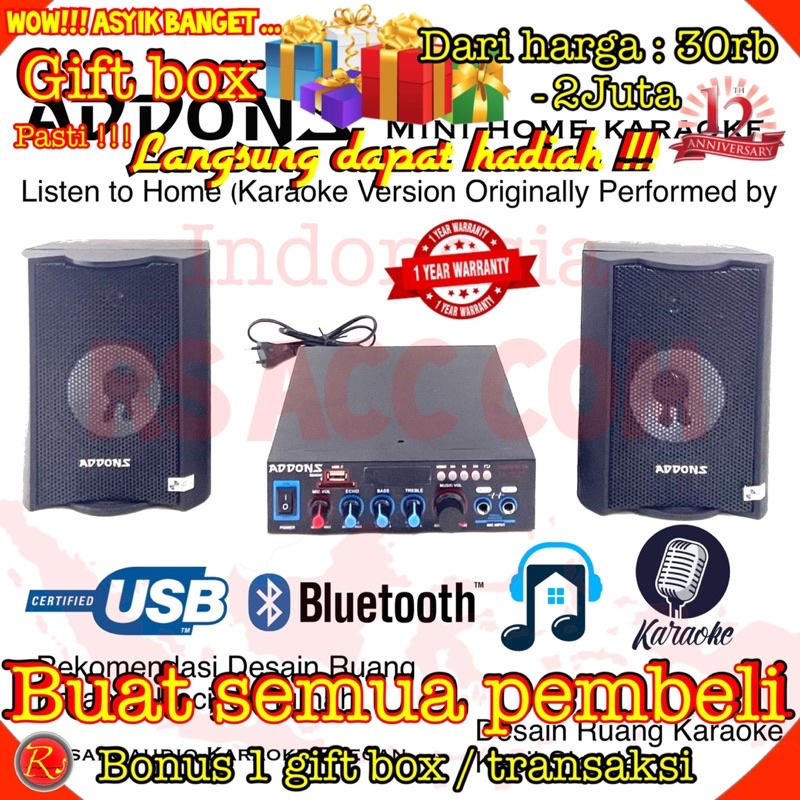 Home mini karaoke audio addons 4inch original