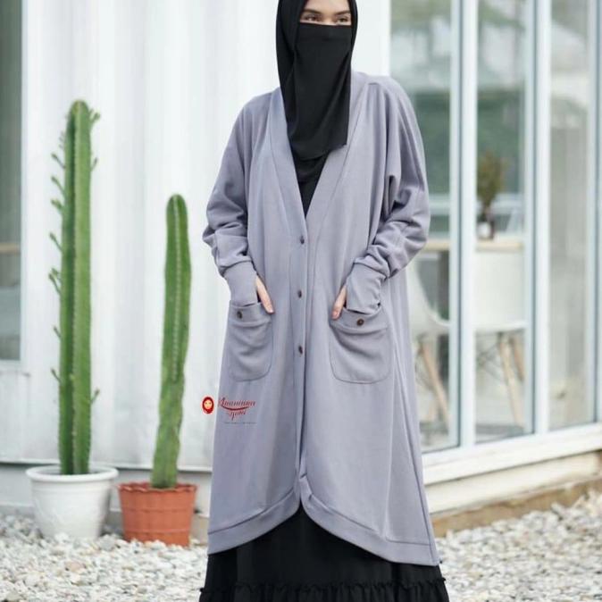 OUTER Waheeda Knit By khumaira Syari