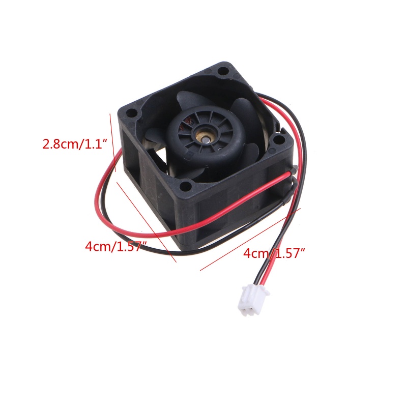 Vivi 14000R Untuk DC Cooling Fan 12V 4cm Dual Bearing Kecepatan Tinggi CFM Air Flow Min