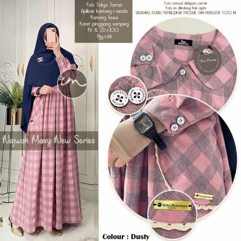 gamis-najwah maxy new series ori ratu mulabees