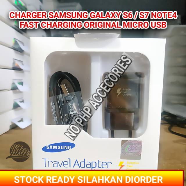 PROMO ORIGINAL CHARGER SAMSUNG GALAXY S6 S7 EDGE NOTE 4 5 ORIGINAL 100% MICRO USB- HITAM