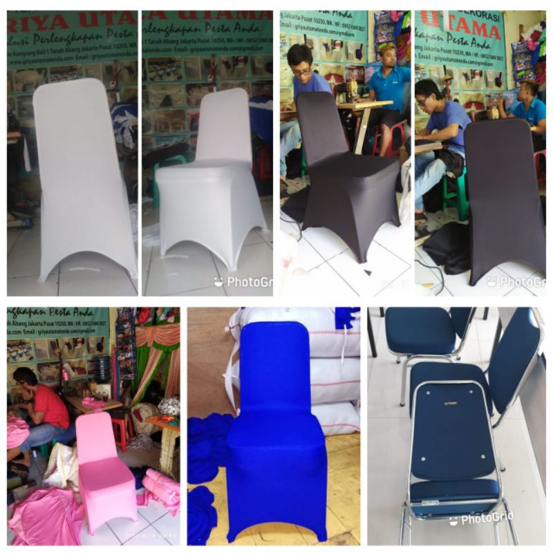 sarung kursi putura/citos ketat bahan kain lotto tebal