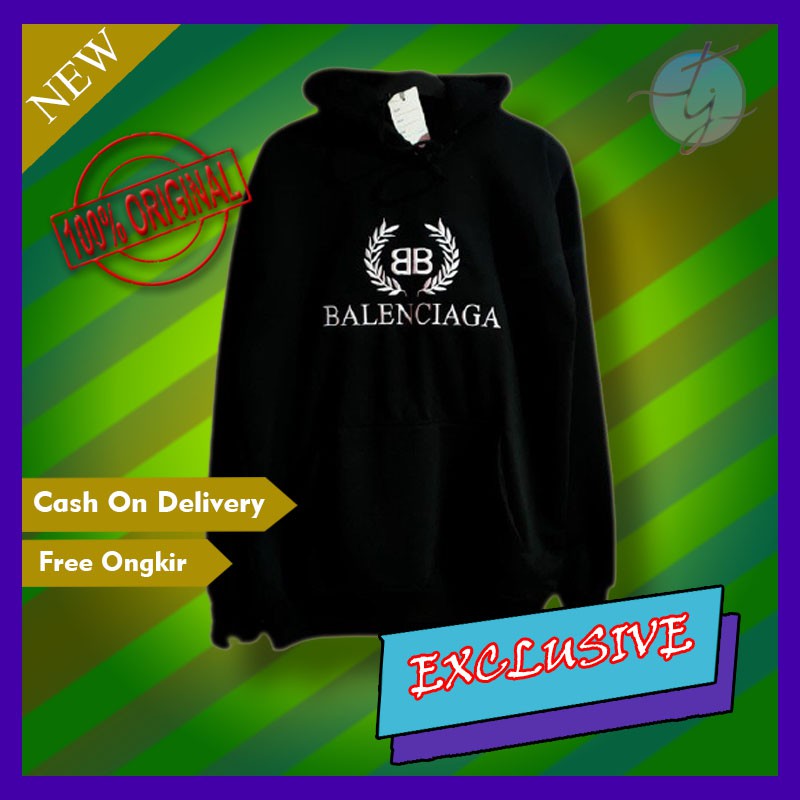 HOODIE BALENCIAGA ORIGINAL - HOODIE PRIA DISTRO SIMPEL