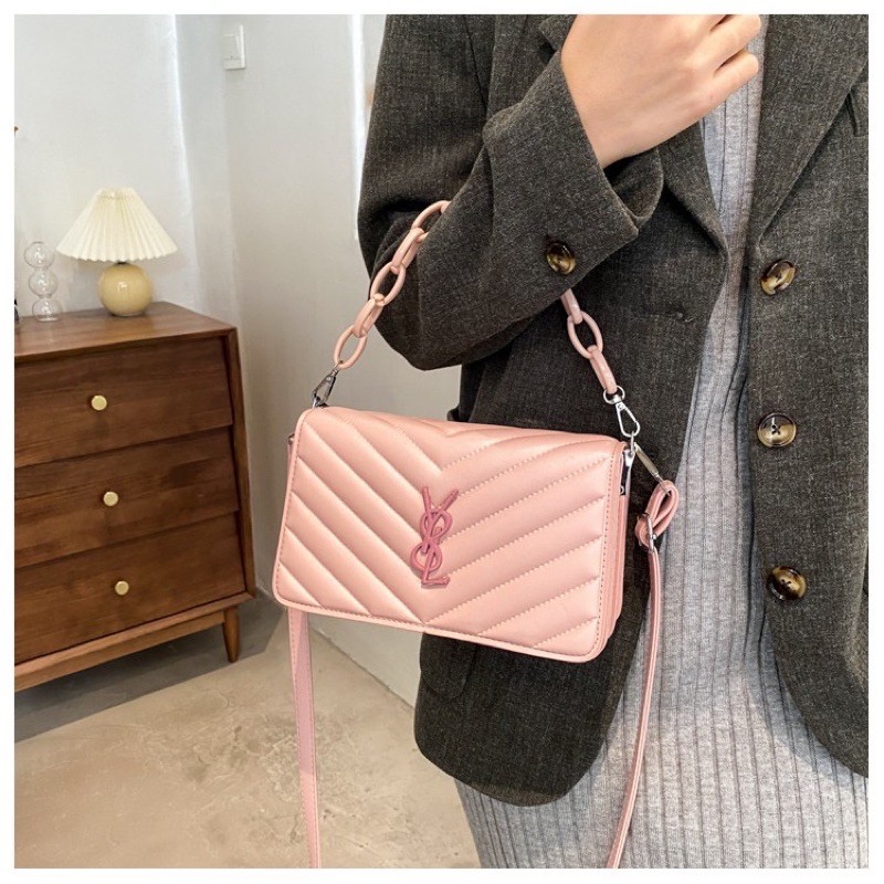 ✨✨FREE 3 TALI✨✨3RUANG ✨TAS SELEMPANG HANDBAG  WANITA CEWEK KONDANGAN SLINGBAG IMPORT LB- 177