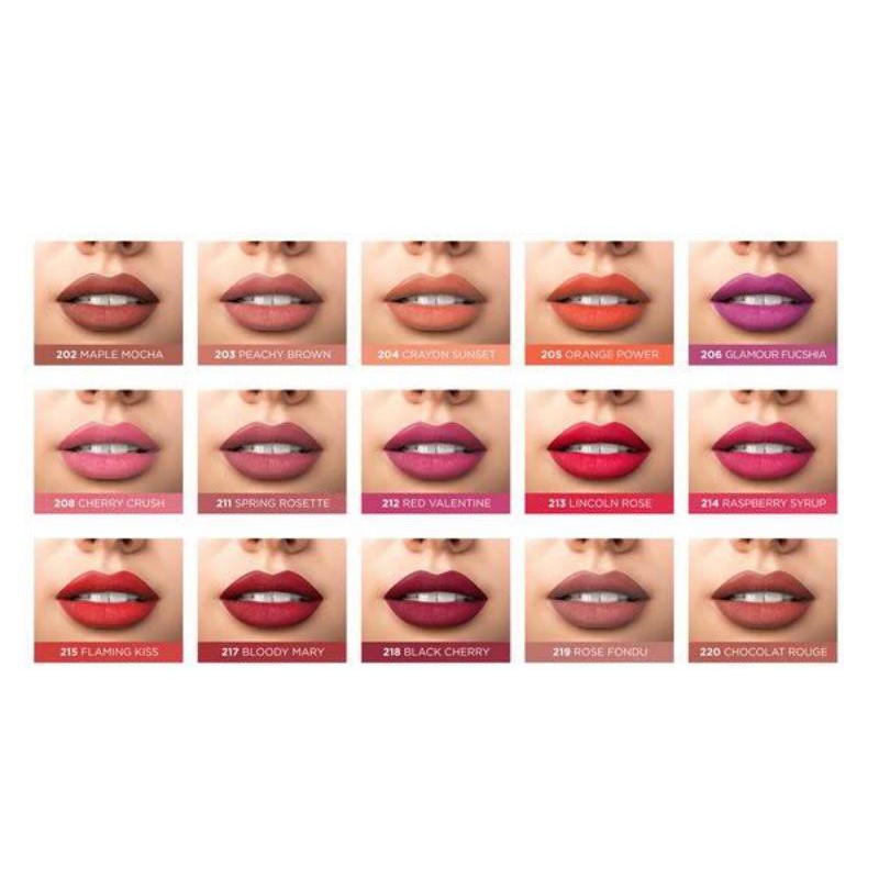 loreal color riche lipstick matte