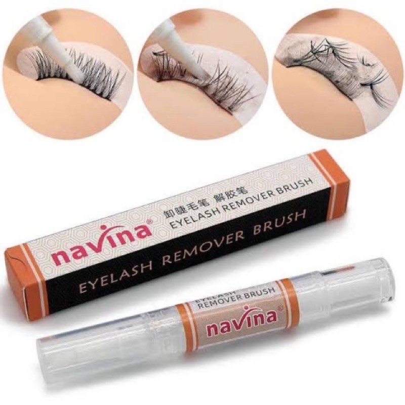 NAVINA eyelash remover pen brush / pen remove eyelash extension