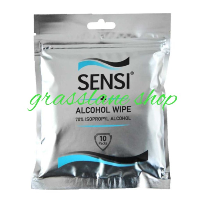 alcohol wipes sensi antiseptic wipe tisu alkohol isi 20