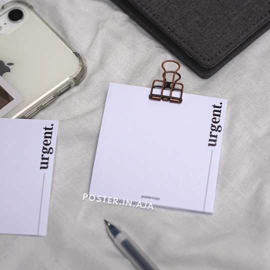 

Notes "Urgent" Kertas Notepad Note Catatan Unik Lucu Aesthetic Reminder Mini Memopad