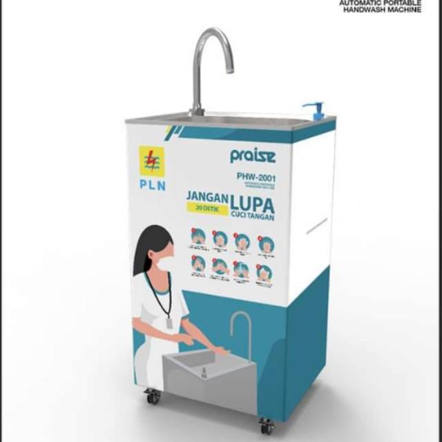 Wastafel Portabel Otomatis