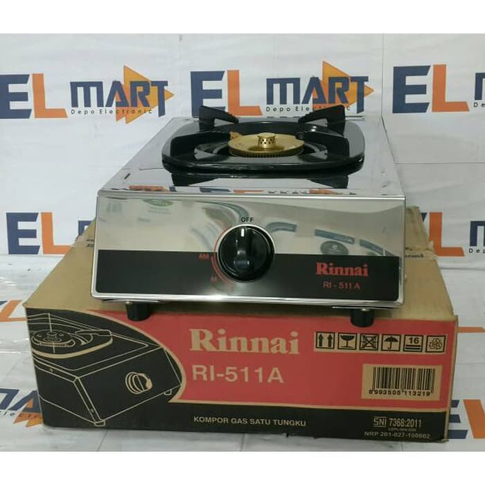 Rinnai kompor gas 1 tungku RI 511A 511 A RI511A