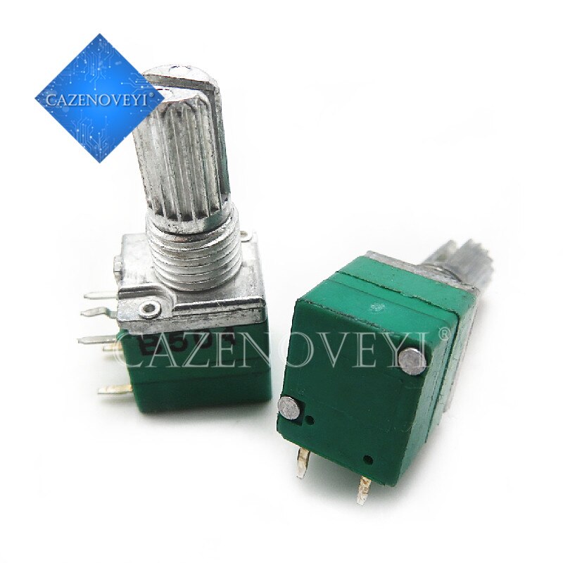 5pcs/lot RV097NS 5K 10K 20K 50K 100K 500K with a switch audio 5pin shaft 15mm amplifier sealing potentiometer In Stock