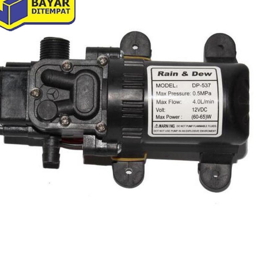 Flash Sale - Pompa Air Elektrik Tekanan Tinggi Tenaga Aki Accu 12V Alat Cuci Mobil Motor Semburan Ku