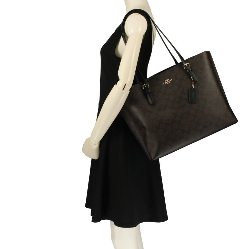 Coach Tote in Signature Canvas Mollie Brown(C1665)