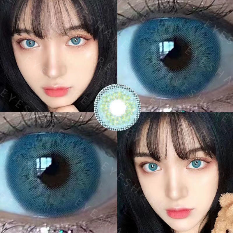 Ready Stock 1 pasang lensa kontak warna diameter 14-14.2MM softlens mata korea softlen murah soflen model terbaru 2023