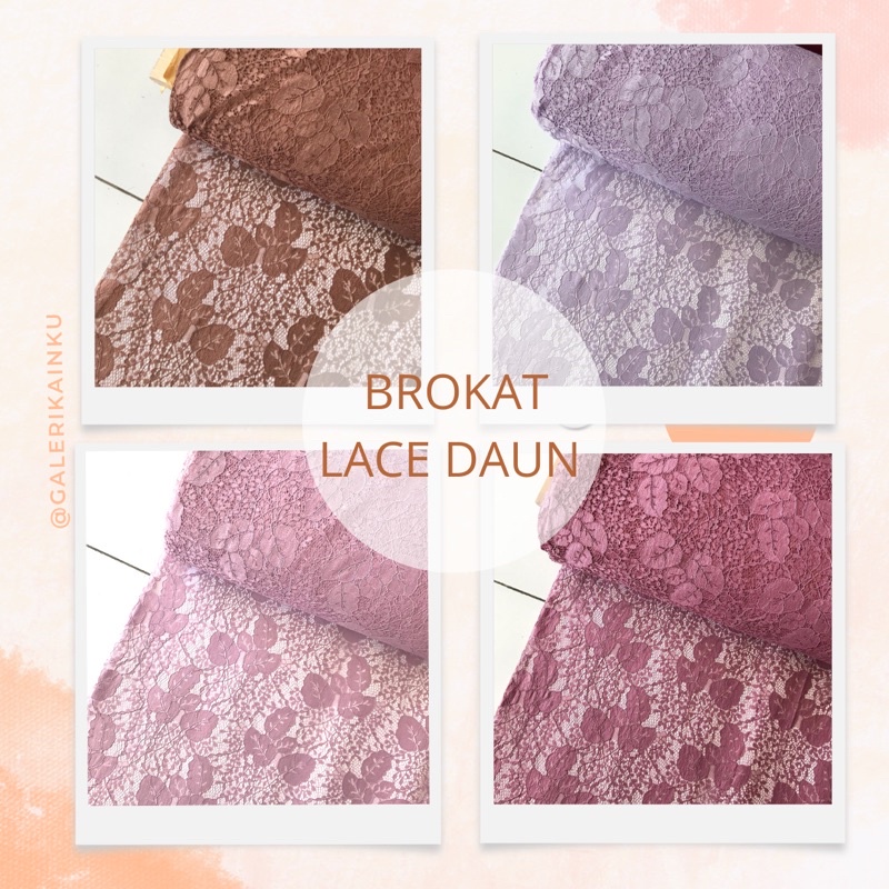 [Termurah] BROKAT LACE DAUN | 100% ORIGINAL