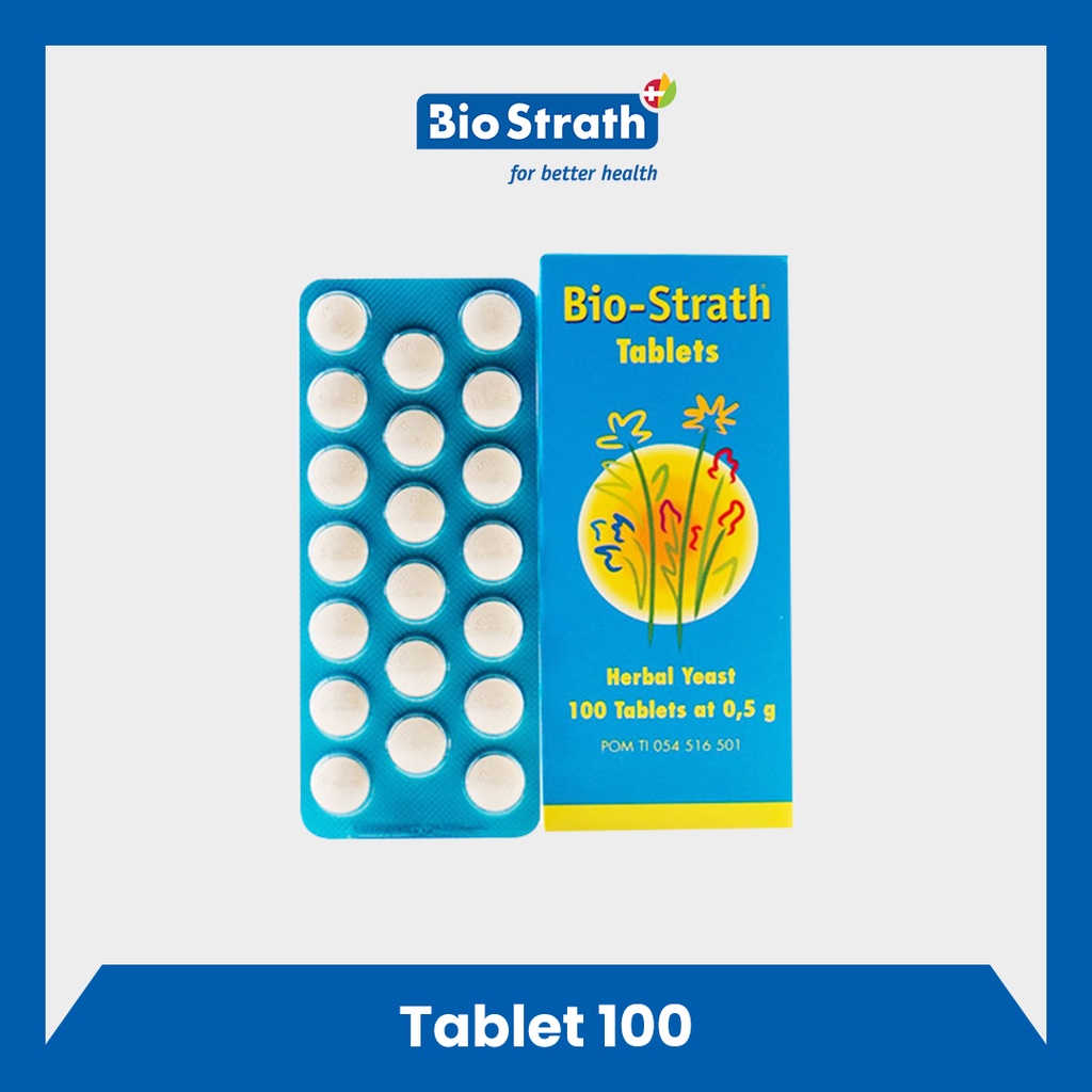 Bio Strath Tablet 100 | Vitamin produk Swiss - Suplemen untuk menjaga kesehatan tubuh