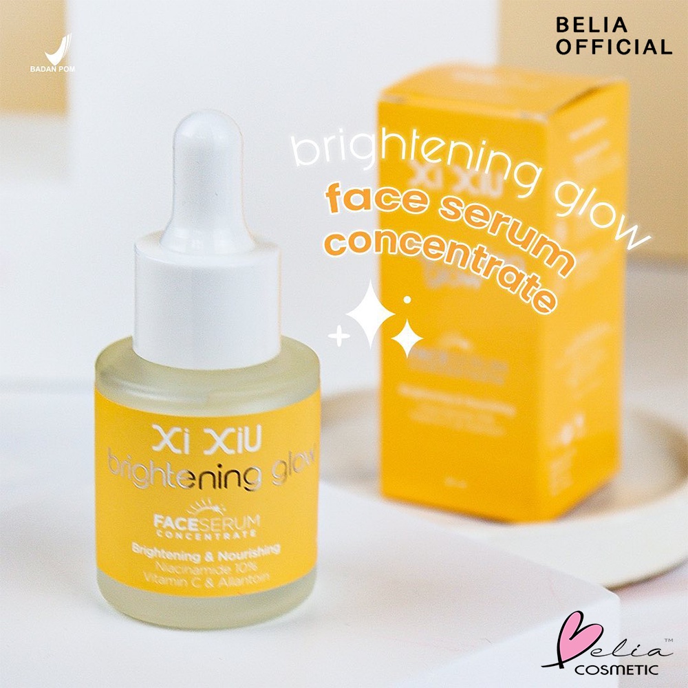 ❤ BELIA ❤ XI XIU Brightening Glow Series | Brightening &amp; Nourishing | Face Serum | Day Cream | Night Cream | Serum Wajah | Krim Wajah | Xixiu | BPOM