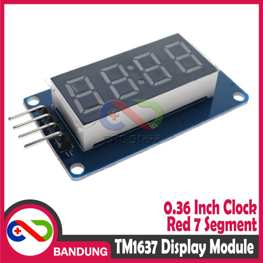 TM1637 DISPLAY MODULE FOR ARDUINO 7 SEGMENT 0.36INCH CLOCK RED 4 DIGIT DISPLAY SEVEN SEGMENT