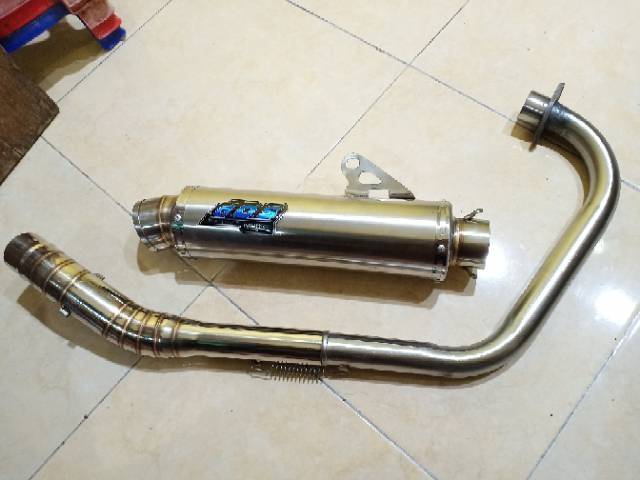 Knalpot Racing DOS cantol buat Megapro GLpro Tiger Cb Scorpio dll-2