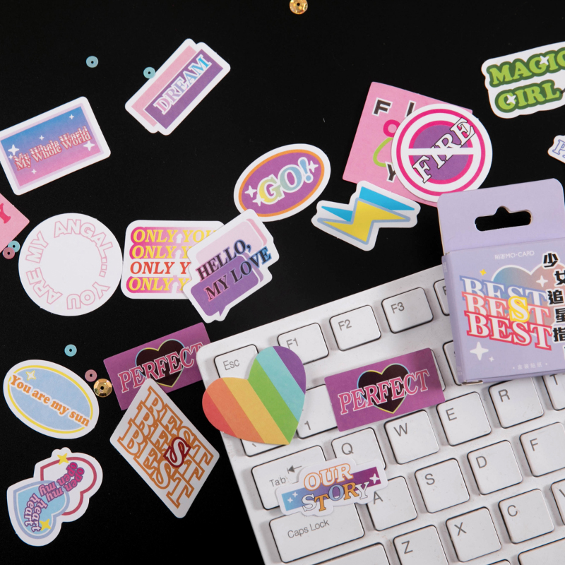 Mohamm 46pcs Stiker Kertas Seri Bintang Untuk Dekorasi