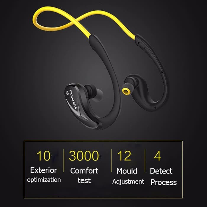 Awei Earphone Bluetooth Sport Wireless Headset - A880