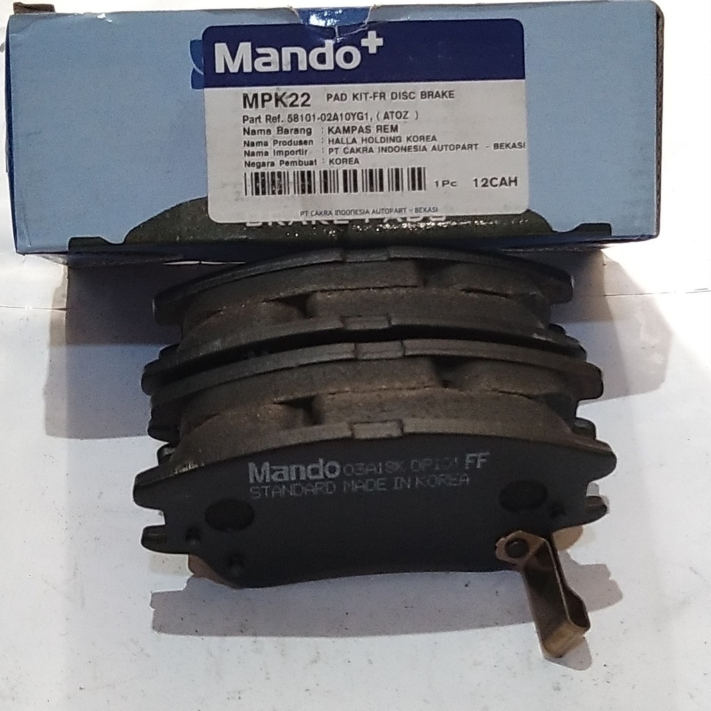 Kampas Rem Mando Hyundai Atoz