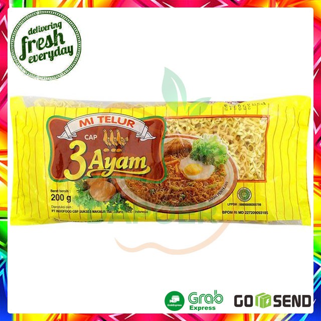 

MIE TELUR PIPIH CAP 3 AYAM - 200 GRAM