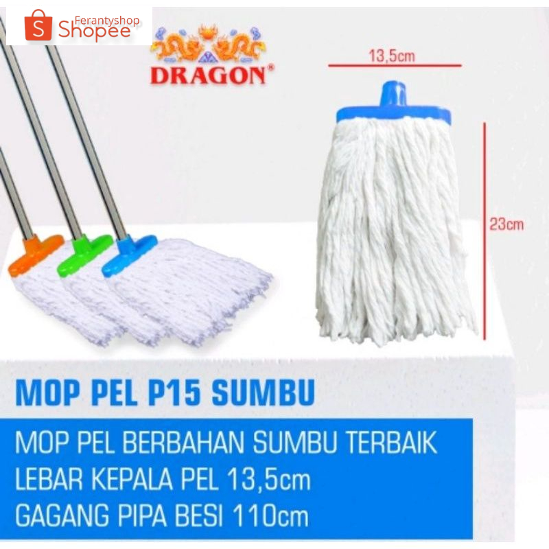 mop pel lantai dragon