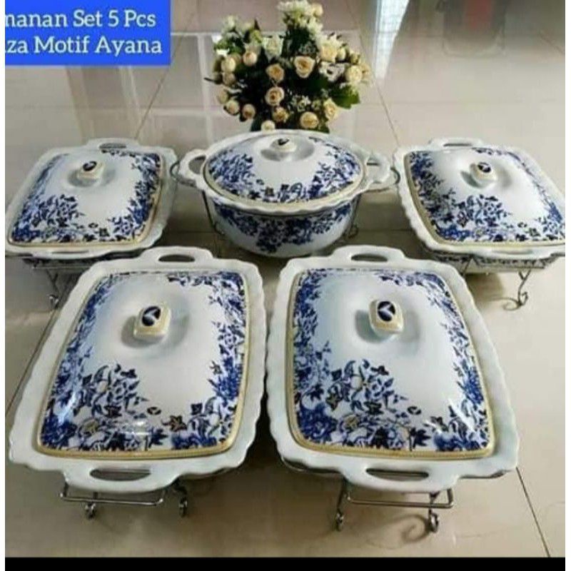 Set Prasmanan Wadah Saji Vicenza Isi 5pcs