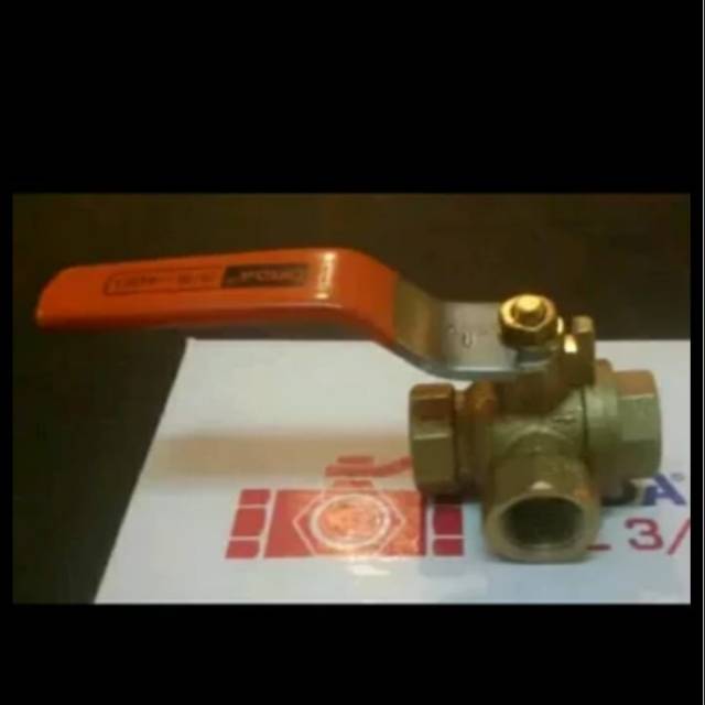 Ball Valve three way 3 8