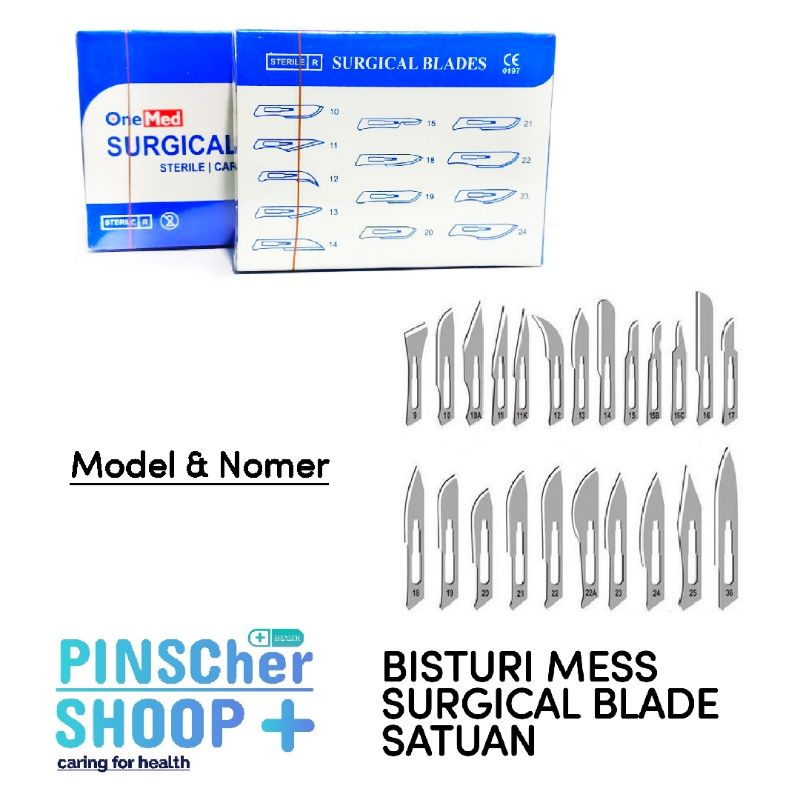 Bisturi Mess Surgical Blade Mata Pisau Satuan