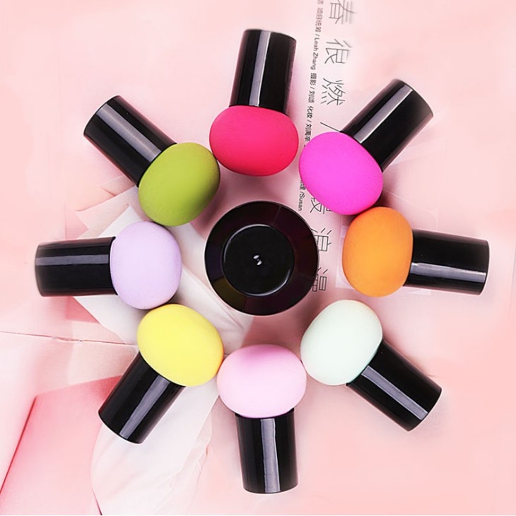 Swopply HL0070 Spons Make Up Jamur Sponge Gagang Beauty Blender