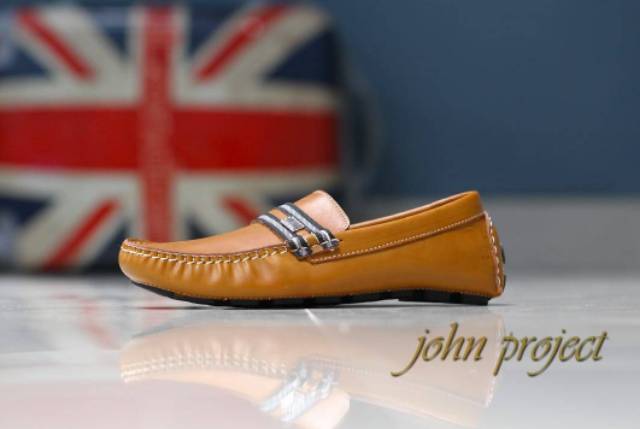 Sepatu Casual Slip On John Project Moccasin, Sepatu Pria Santai, Sepatu Selop murah, Sneaker Casual