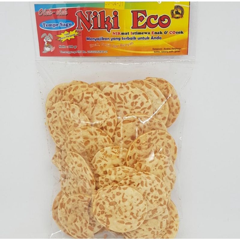 

Kripik Tempe Sagu Niki Eco 200g