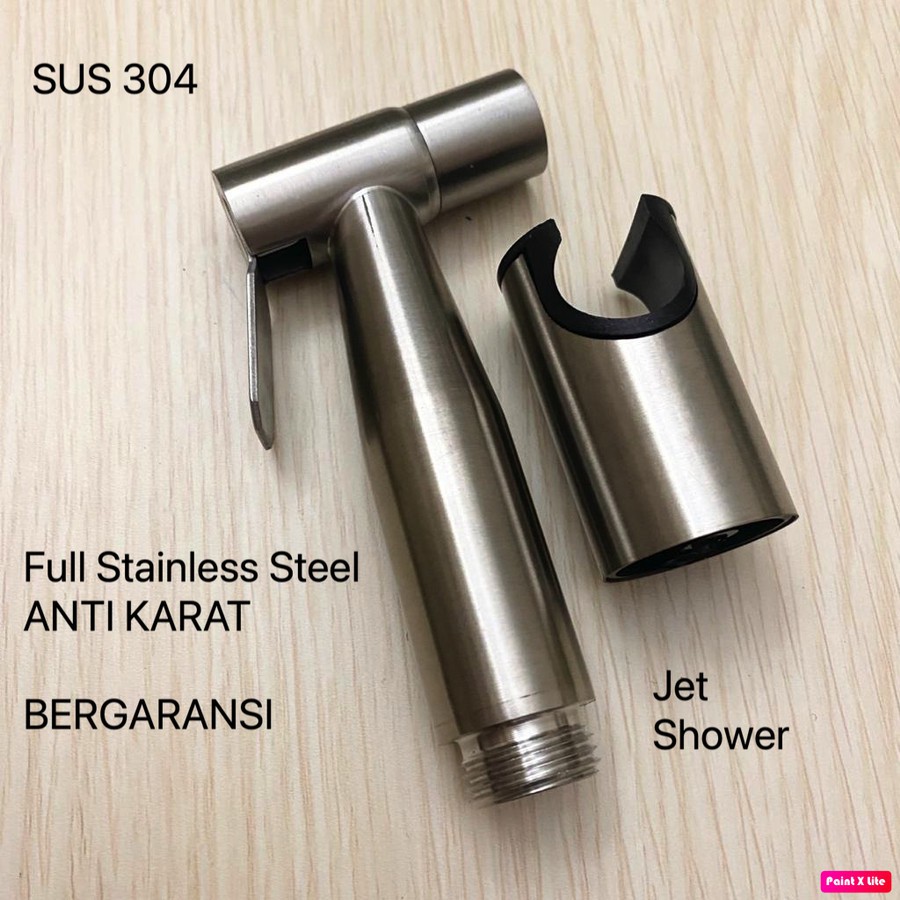 Jet Shower Bidet Semprotan Cebok Air Full Stainless Steel BERGARANSI