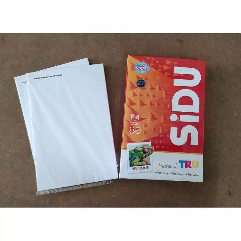 

Y19 KERTAS HVS 100 Lembar A4 / F4 SIDU COPY PAPER MAXI DLL 100 LEMBAR READY