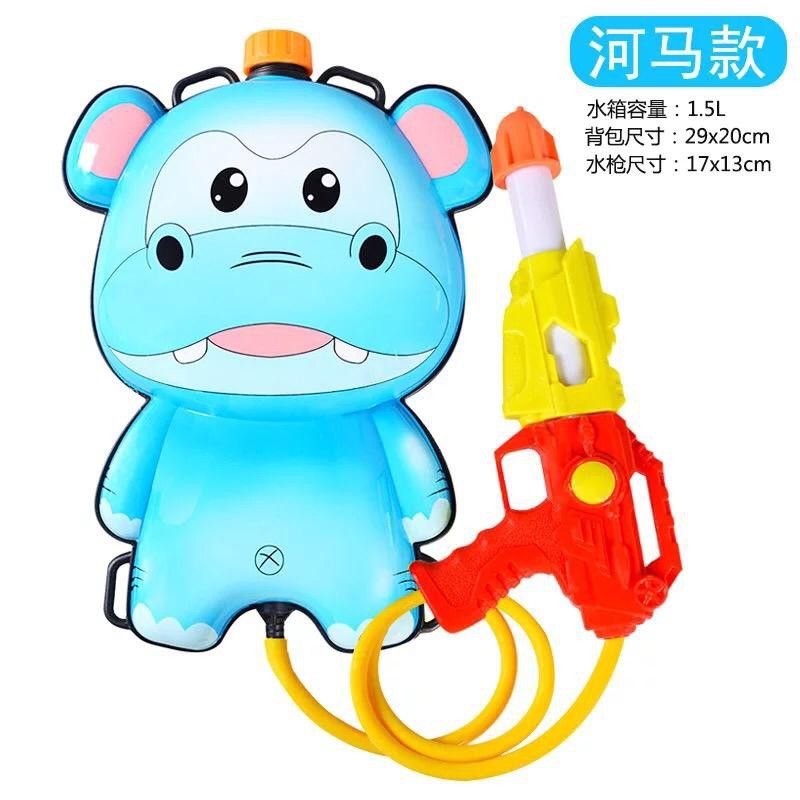 Tembakan Air Ransel Tas Pistol Air Karakter - Water Gun Backpack mainan pistol anak