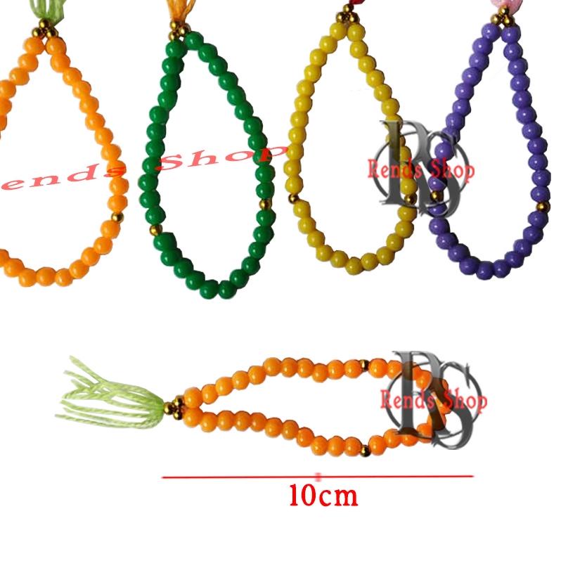 ○ 100PCS Souvenir Tasbih Mute Dop Kecil Plastik Mini 33 Butir Sovenir Pernikahan Murah ✮