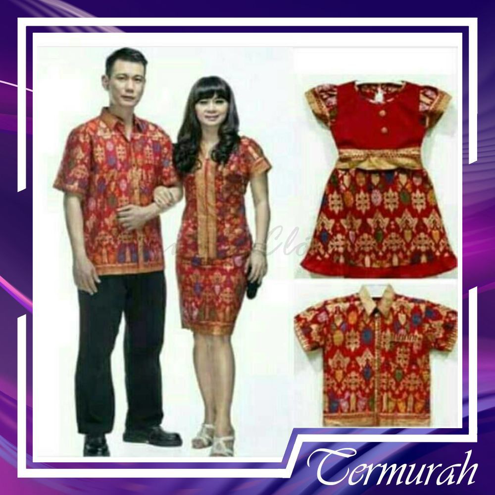 CAMISOLA CLOTHING BATIK COUPLE RNB SANTIKA PRODO PD BATIK COUPLE SARIMBIT KELUARGA GROSIR MURAH SOLO