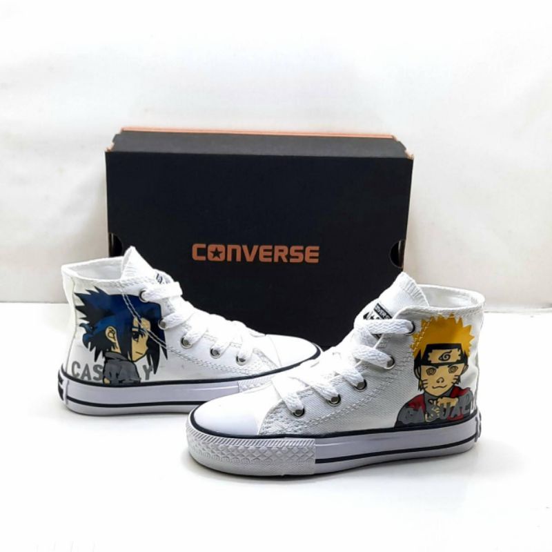 Sepatu anak kids converse all star karakter high tali