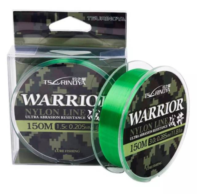Senar pancing nilon GALATAMA Tsurinoya Warrior 150 M Turnament