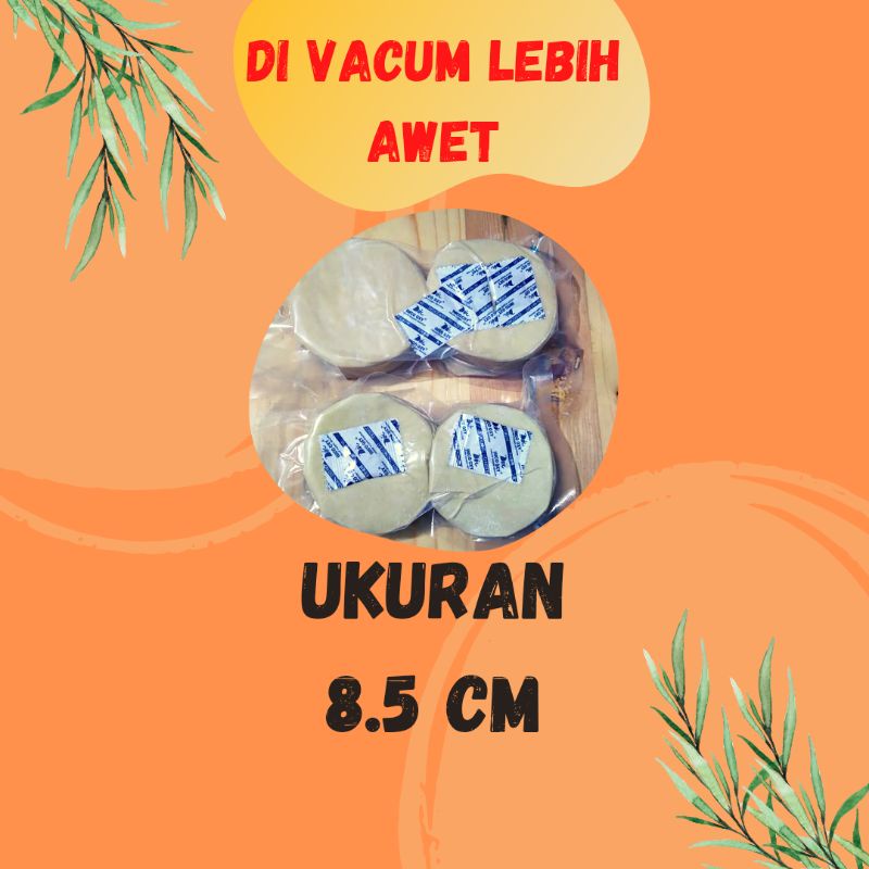 Kulit dimsum VACUM isi 100 pcs UK. 7.5 cm, 8.5 cm, 9.5 cm, 10.5 cm