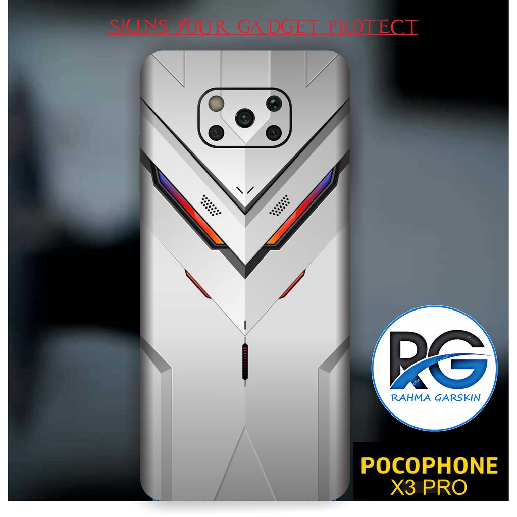 GARSKIN poco X3 pro full body motif top 1-4 free custom gambar (ISI 2PCS)