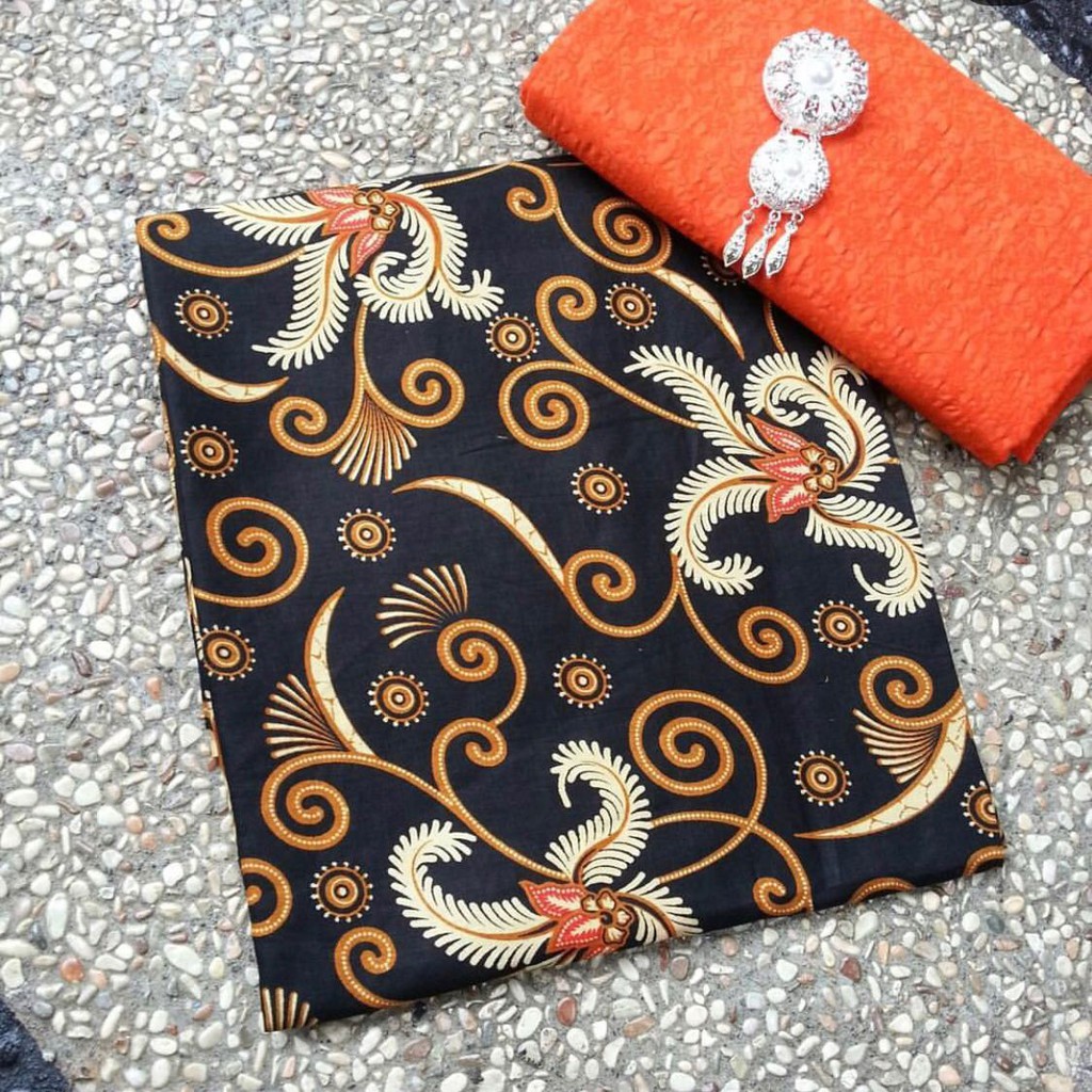  Kain  Batik Jarik Kebaya Coupe Set Embos Katun Primis Sogan 