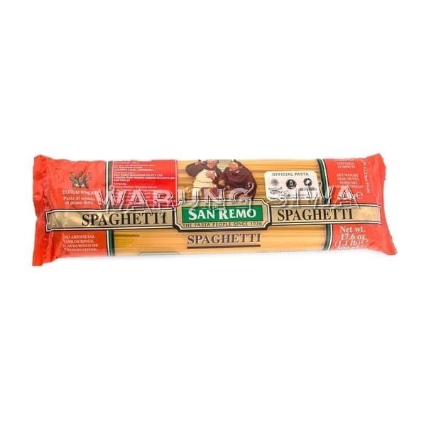 

san remo mie pasta spagheti 500 gram