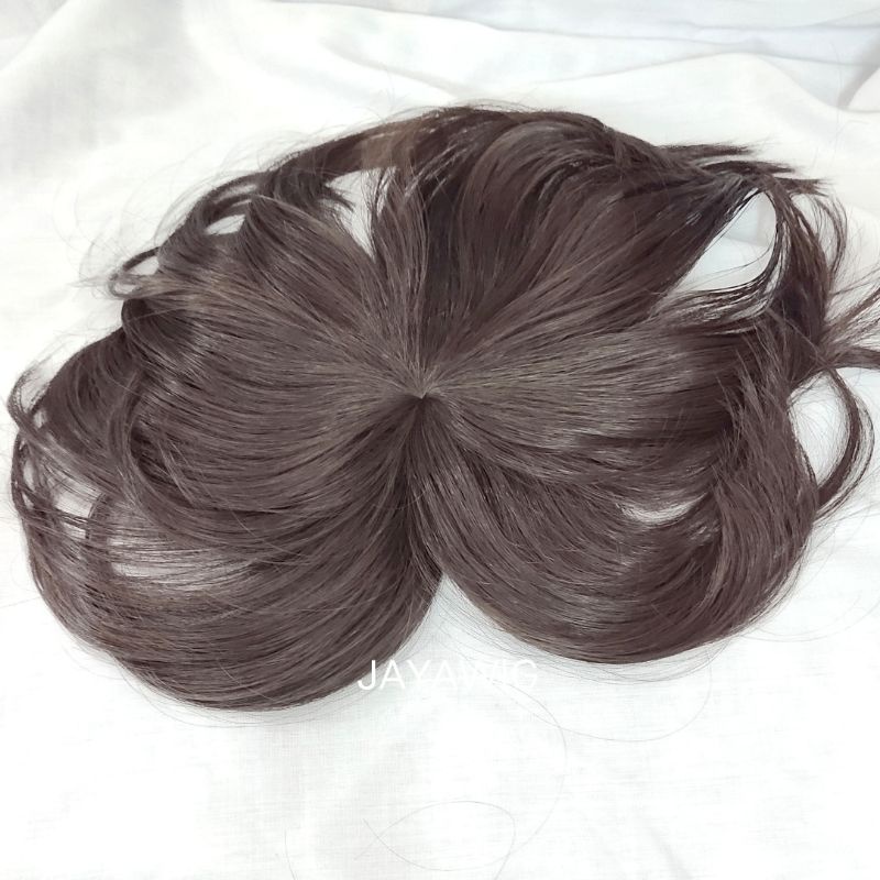 Penutup Botak Pria Rambut Palsu Untuk Menutupi Botak Bagian Tengah Rambut