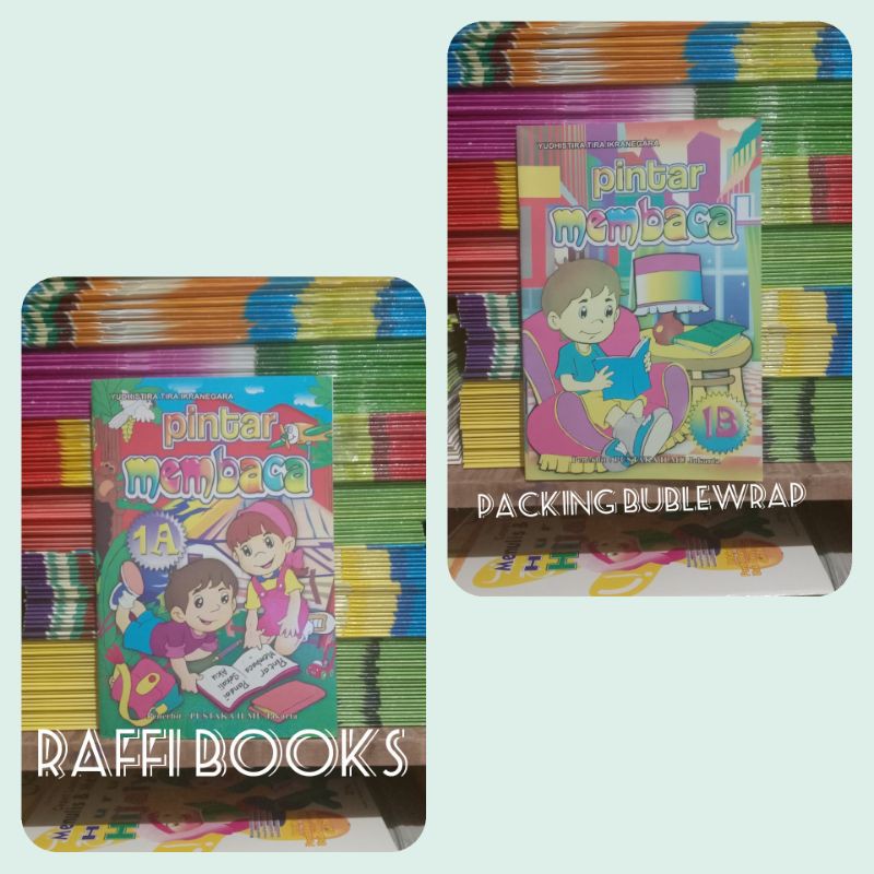 Paket Buku Anak Pintar Membaca 1A,1B Untuk TK dan SD kelas 1