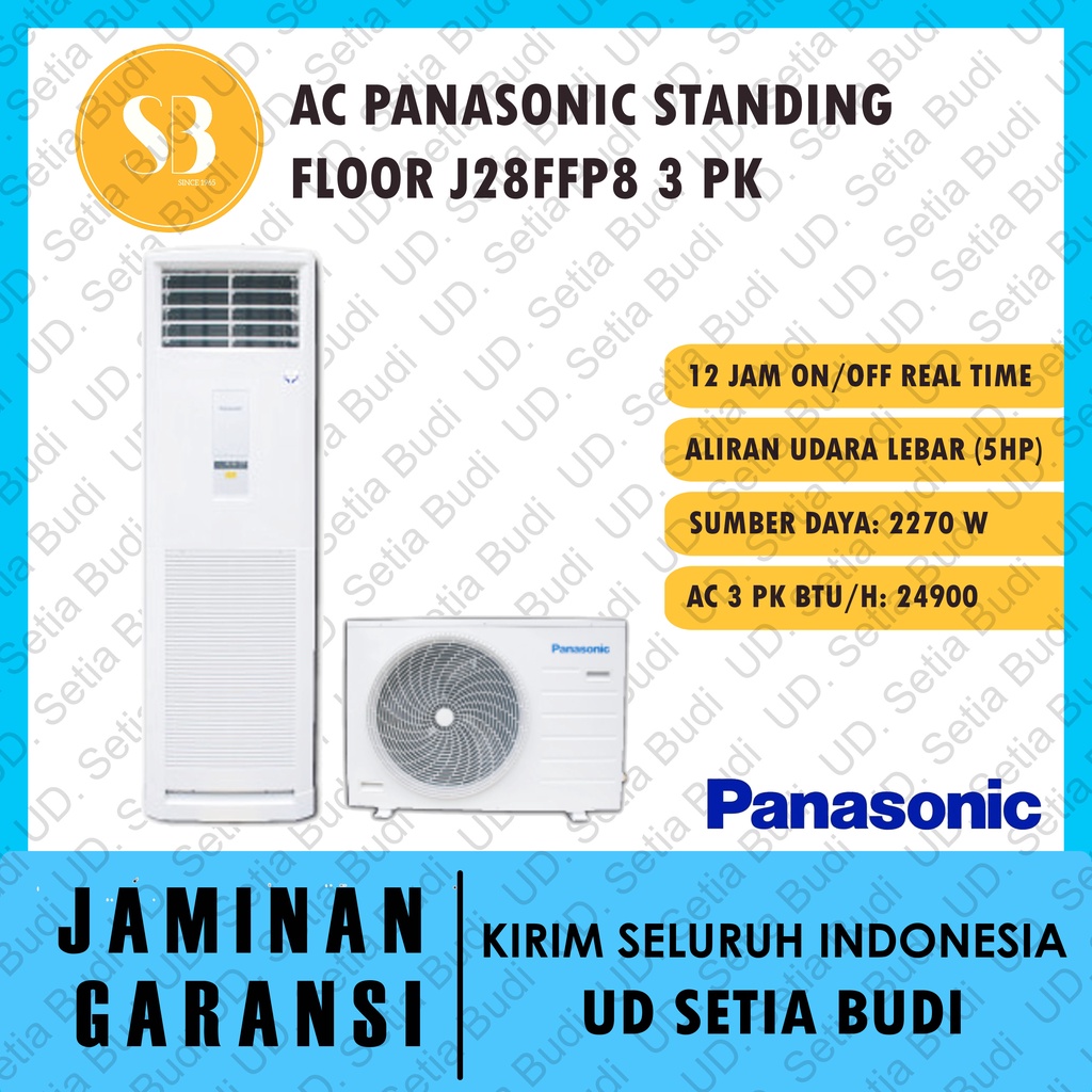 AC Panasonic Standing Floor J28FFP8 3 PK CS CU