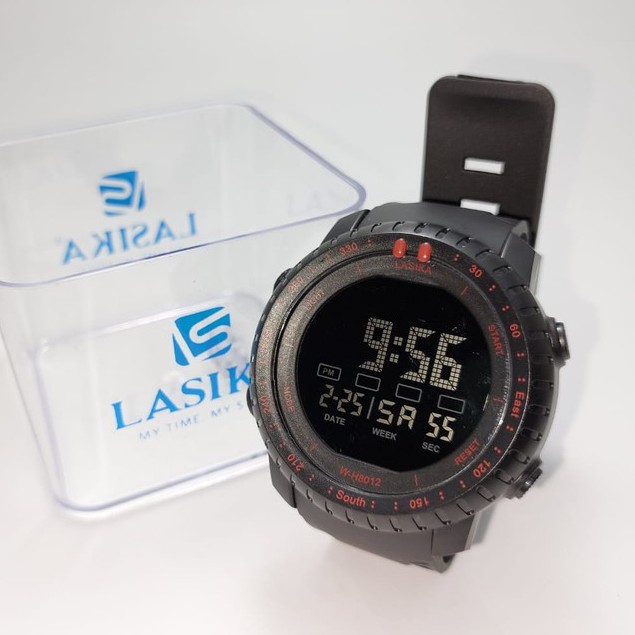 Jam Tangan Remaja Digital Sporty Water Resist Gratis Box Jam Lasika 8012